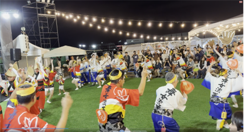 フィナーレを飾った島踊り