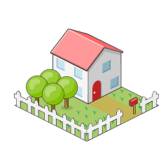 家のイラスト