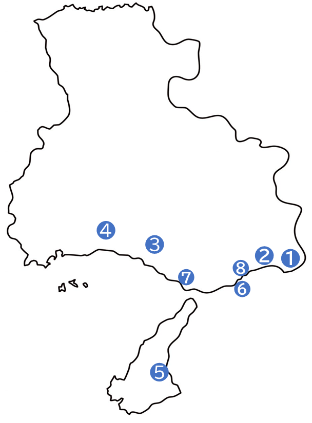 麻酔PG病院地図