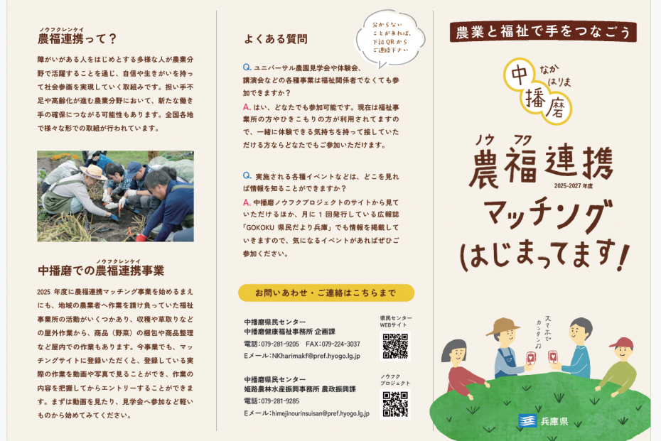 リーフレット表