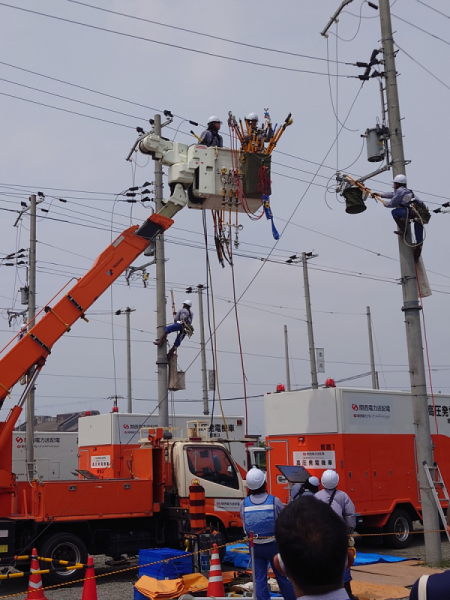 復旧作業の様子