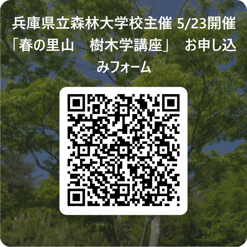 「春の竹林研修」申し込みフォーム QRコード