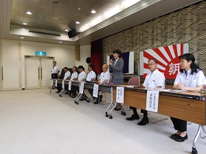 第105回全国高校野球選手権記念大会出場校　壮行会