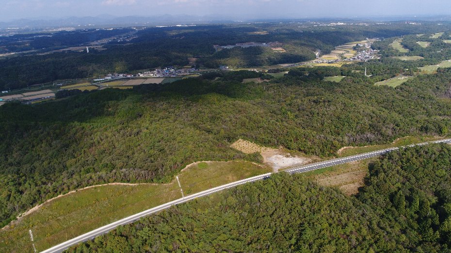 着工前のドローン空撮