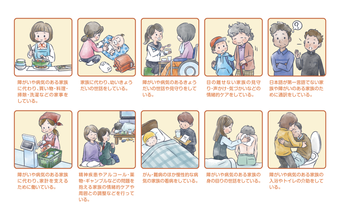 ヤングケアラー例