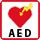 AED（自動体外式叙細動器）を設置しています