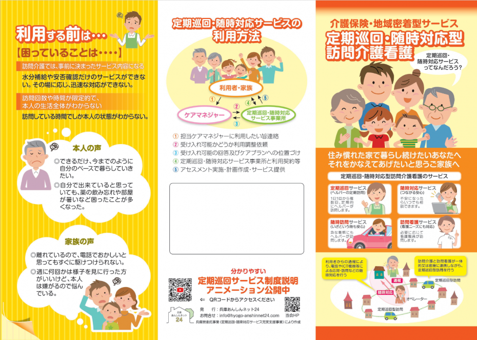 R7定期巡回リーフレット表面