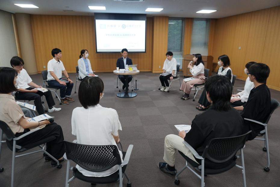 県立大学との未来会議（学生発言）