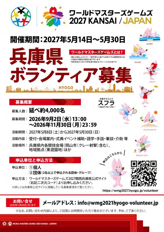 ボランティア募集チラシ