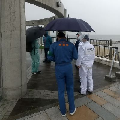 合同パトロール松江海岸