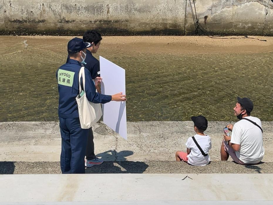 合同パトロール須磨海岸