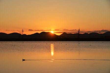 優秀1【小野アルプスに沈む夕日】