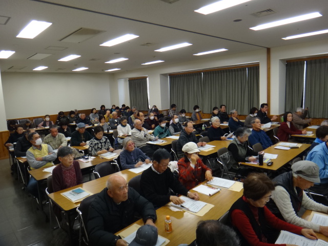 保田西村講座会場風景