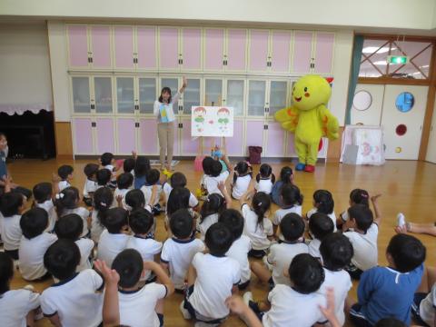 はばたんの環境学習（相生市立中央幼稚園）