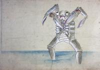 筑前化物絵巻_蟹の床の怪物_個人蔵_鞍手町歴史民俗博物館寄託