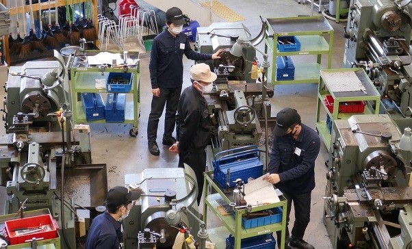 旋盤在職者訓練