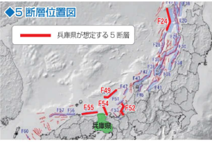 断層位置図