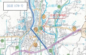 山根川位置図